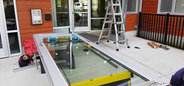 storefront door glass replacement Eucalyptus Hills